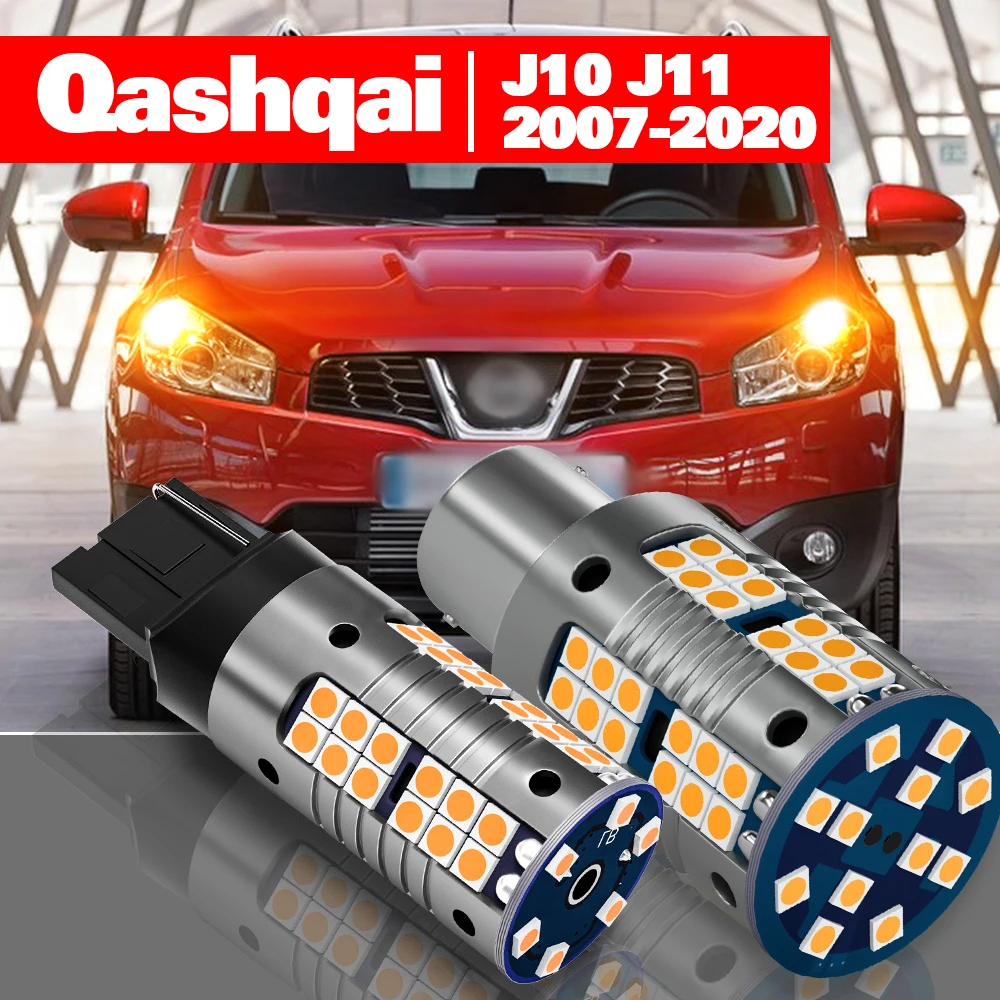 

For Nissan Qashqai J10 J11 2007-2020 Accessories 2pcs LED Turn Signal Light 2010 2011 2012 2013 2014 2015 2016 2017 2018 2019