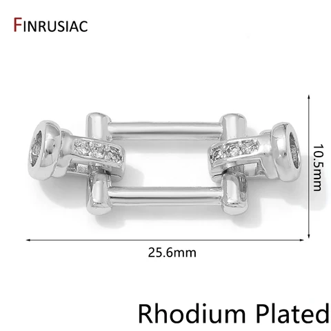 Застежки для браслетов FINRUSIAC латунные позолоченные 14K