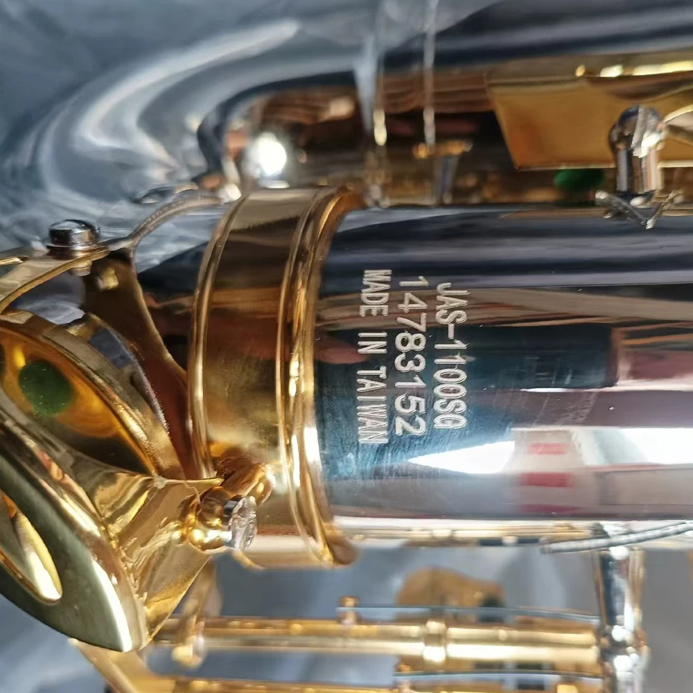 Юпитер 1100SG альт-саксофон EB-ключ никель-золотой ключ падение E латунь джазовый