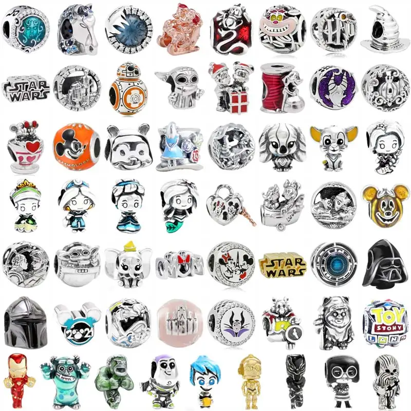 

Original Enamel Cute Boy & Girl Elephant Cat Lock & Key Mouse Charm Diy Jewelry Fit 925 Sterling Silver Bead Europe Bracelet