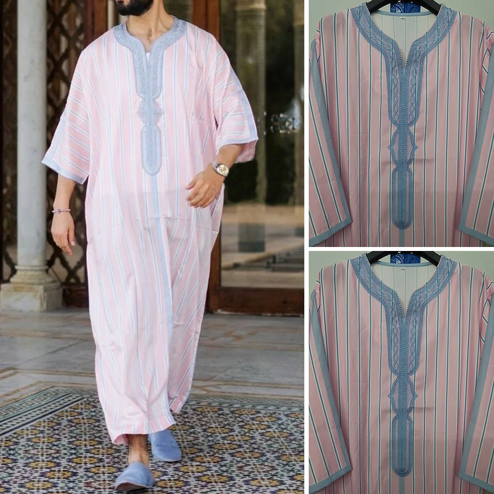 Muslim Men Clothing Saudi-arabien Jubba Thobe Kaftan Nahen Osten Muslim Mode Arabischen Abaya Islamic Clothing For Men