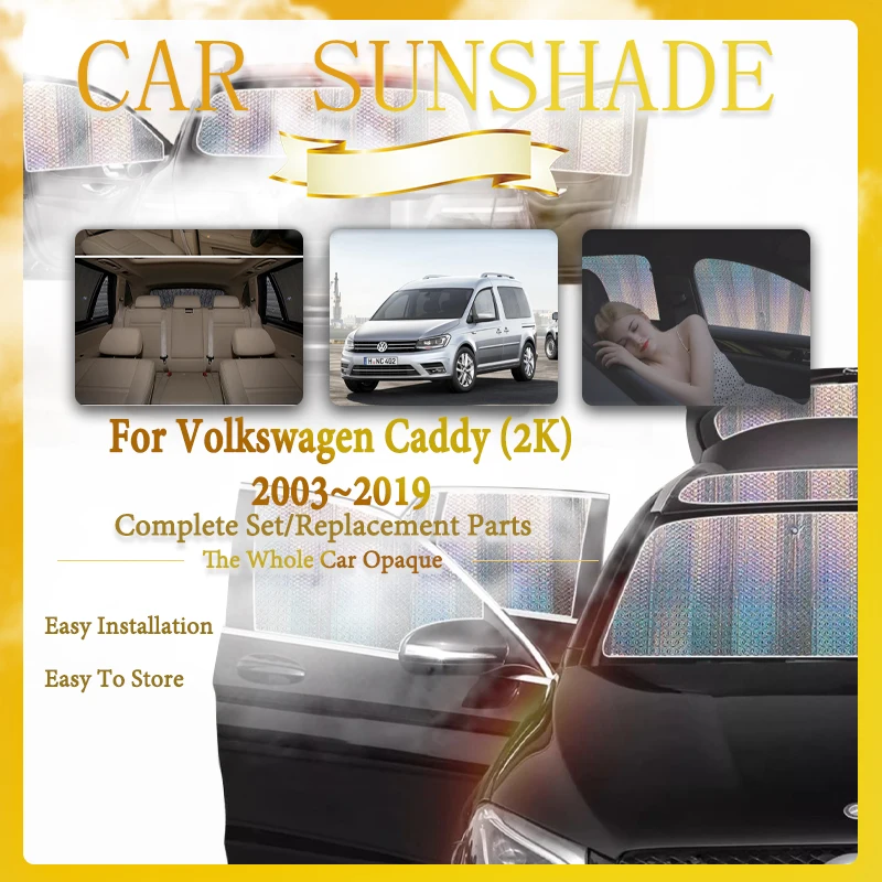 Солнцезащитный козырек для окон автомобиля подходит Volkswagen Caddy 2K 2003 ~ 2019