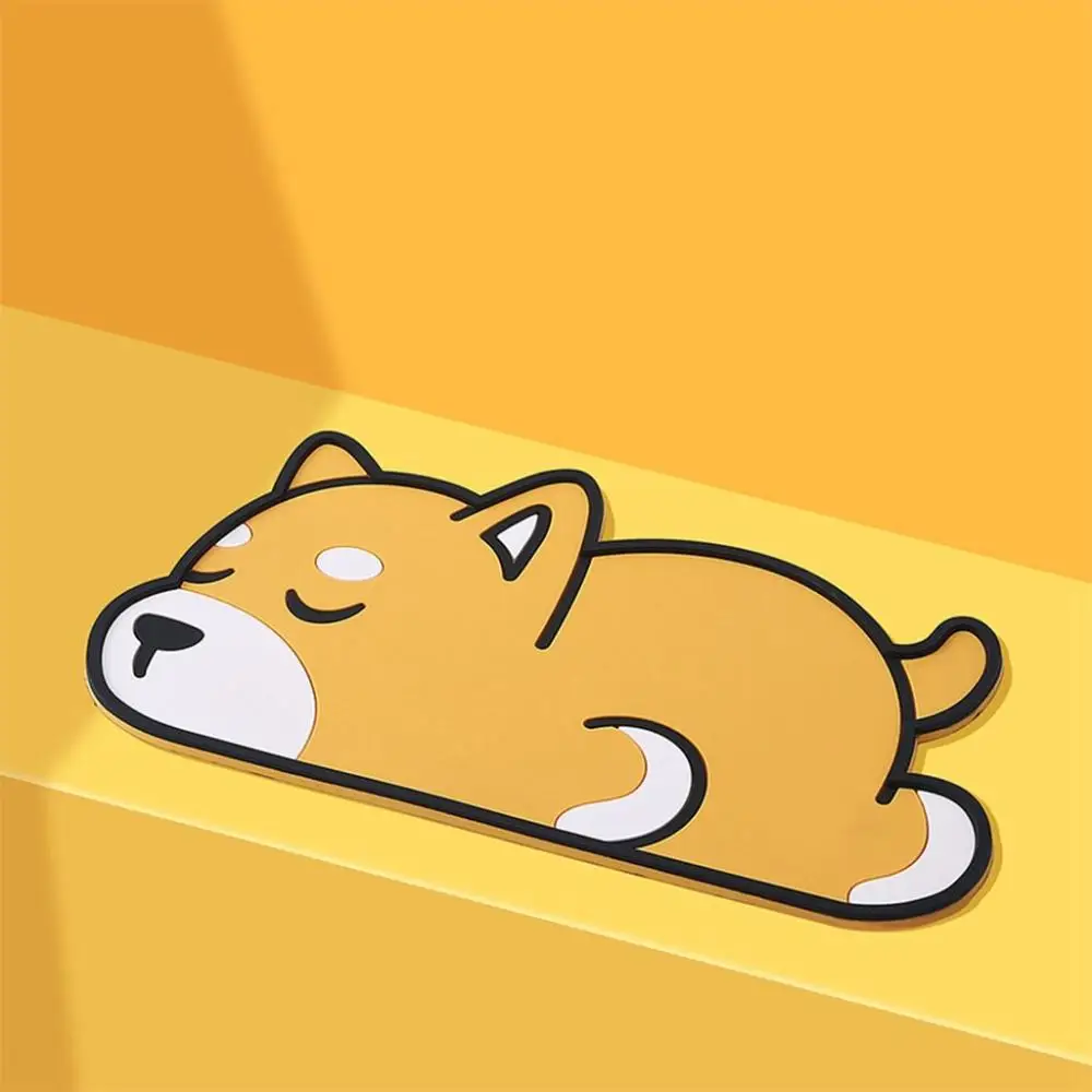 Милый 1 шт. большой материал ПВХ мягкий противоскользящий коврик для ключей