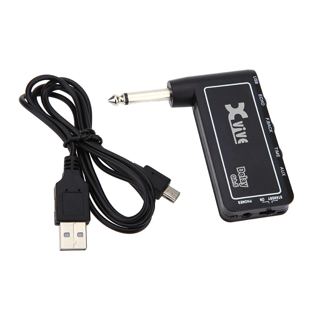 Фото Мини-усилитель для гитары AA Xvive GA1/GA3/GA4/GA5, портативные перезаряжаемые аксессуары для электрогитары, усилитель для наушников №5