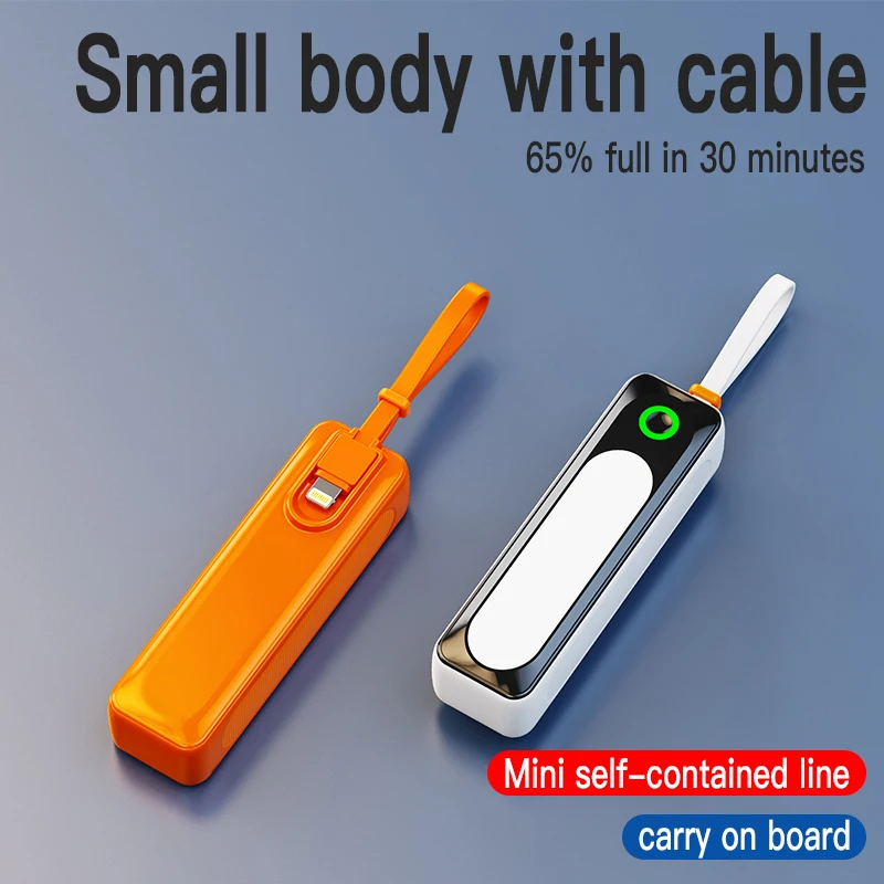 Mini Power Bank Portable 20000mAh Charger PowerBank Slim External Battery For iPhone Xiaomi Huawei QC3.0