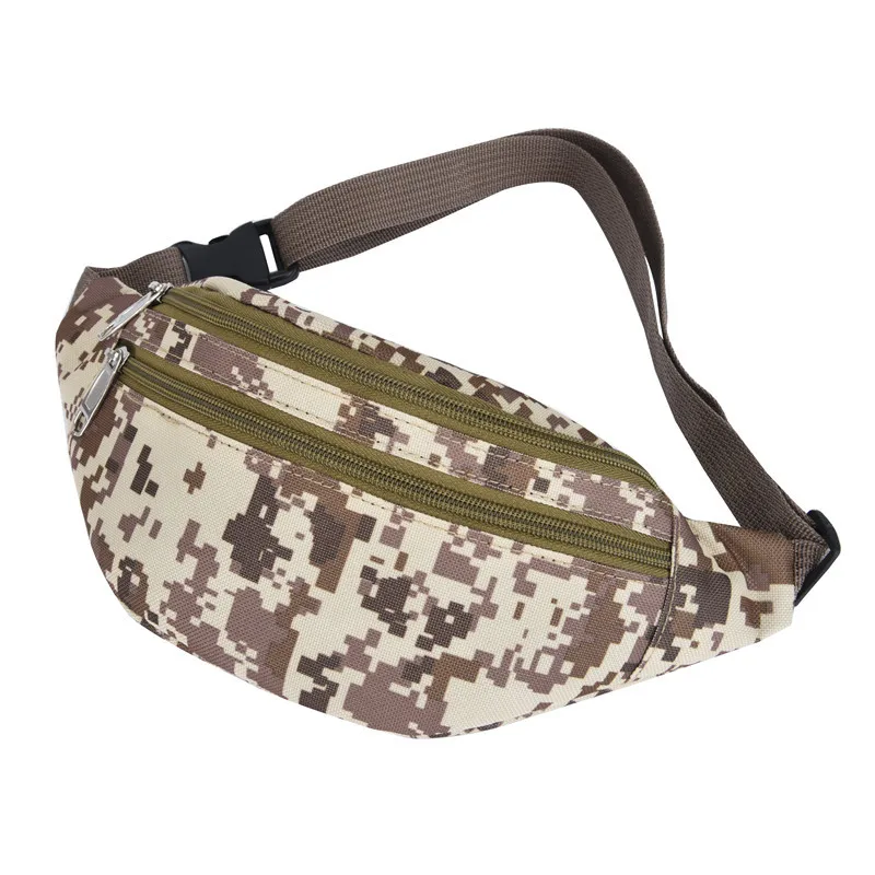 

Fanny Pack Chest Bag Sac Banane Money Belt Pochete Masculina Saszetka Meska Camouflage Belt Bag Adventure Shoulder Waist Pack