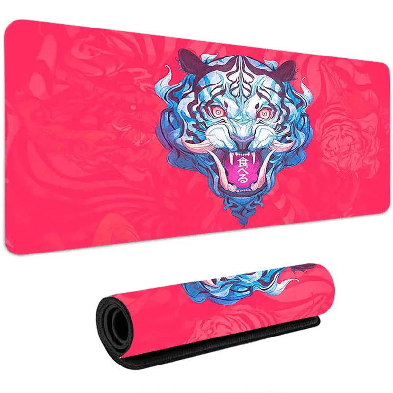 

Mouse Pad Gaming Accessories Tiger Japanese Art Gamer Keyboard Office Carpet Cute Mousepads Desk Mat Deskmat Mousepad Cabinet Pc