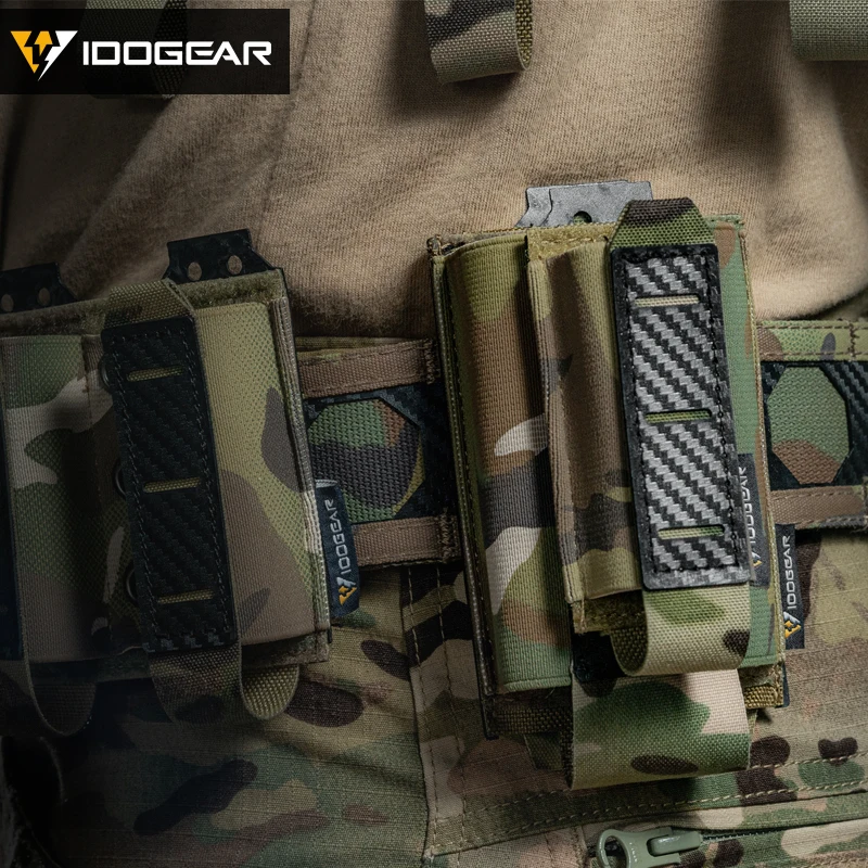 IDOGEAR MOLLE тактическая 9 мм Одиночная Магнитная сумка охотничья Военная переноска