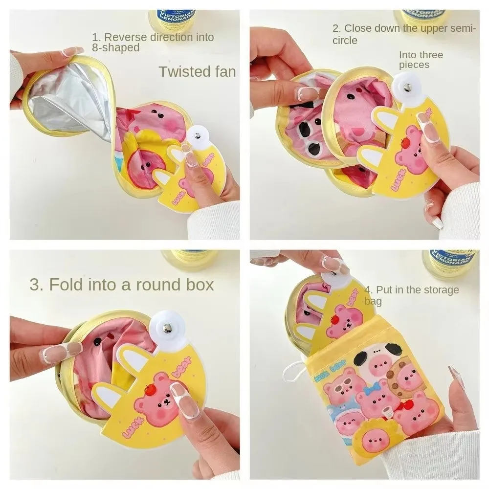 Портативный Складной Вентилятор С Мультяшным Дизайном Для Фотографии На