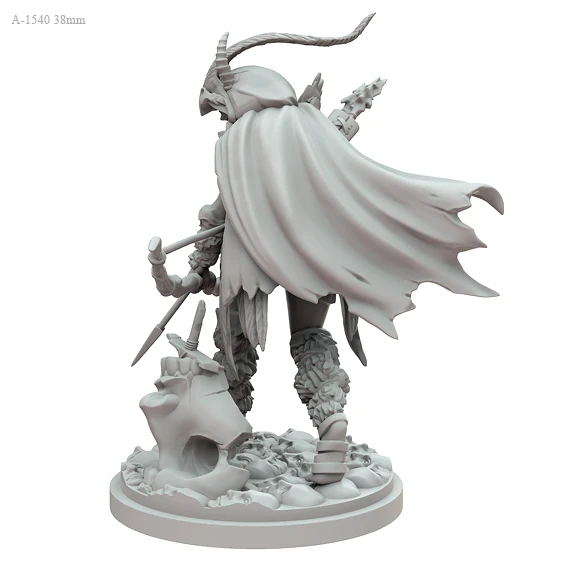 KD 38 мм мерцающий солдат Фотополимерная смола