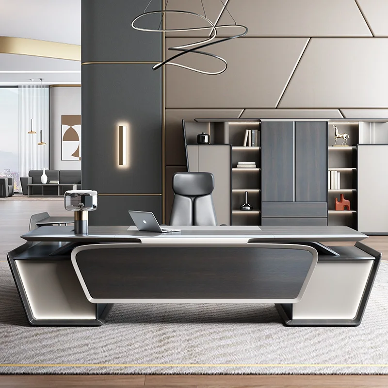 Модный стильный офисный простой современный стол руководителя тайпана