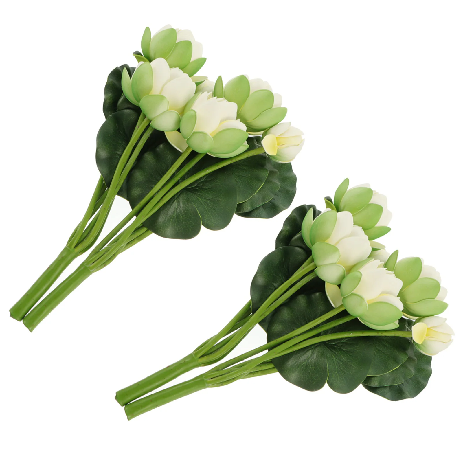 

2 Pcs Wedding Vases Plastic Greenery Craft Wedding Flower Bouquet Artificial Water Lily Flower Water Lily Artificial Flowers