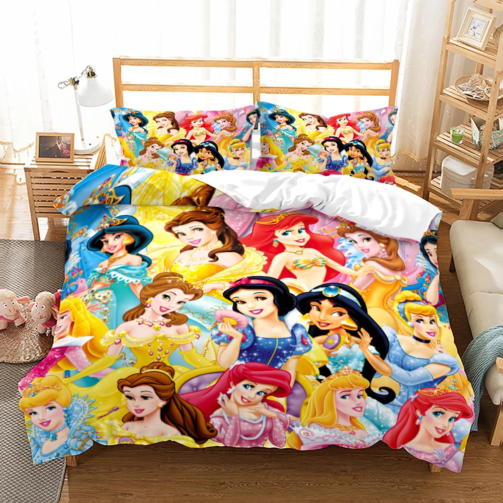 

Disney Snow White Princess Bedding Set Single Double Queen King Size Duvet Cover Children Baby Girl Birthday Gifts