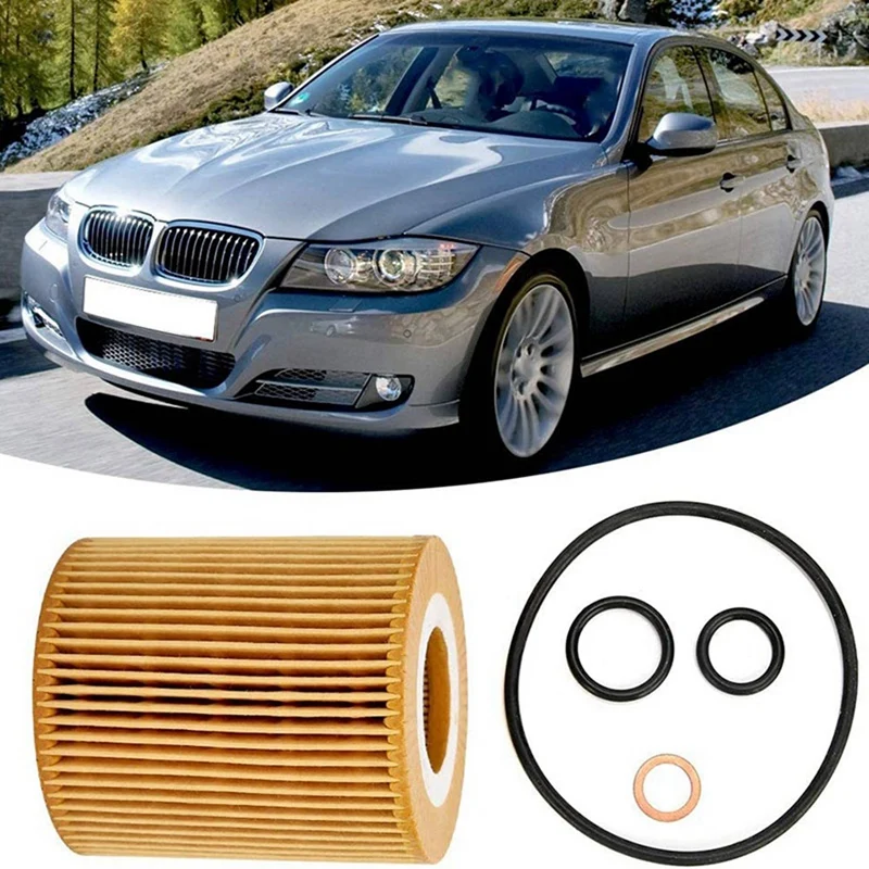 5-кратный масляный фильтр 11427508969 для-BMW 1 3 5 серии X1 X3 Z4 Roadster E46 E81 E87 E90 E60 E61 E84 E83