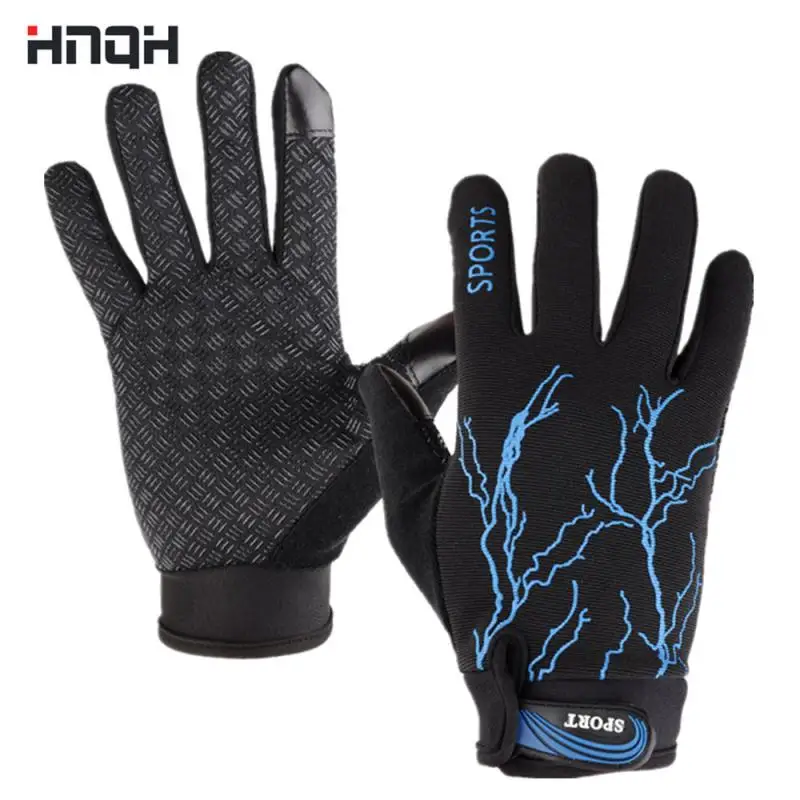 

Men Gym Gloves Half Finger Cycling Gloves Pro Fitness Weight Lifting Body Building Training Sports Exercise Workout Bike Gloves