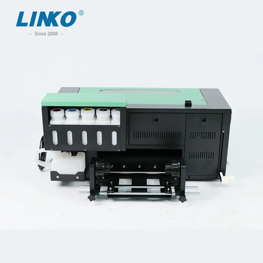 Фото LINKO L-402 Mini A3 DTF принтер новый 30 см двойной I1600/XP600 печатающая головка автоматическая печатная машина для футболок DTF с пигментными чернилами №4