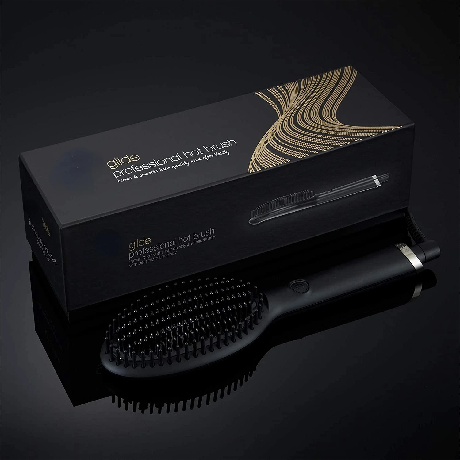Platinum Plus Electric Hair Brush Straightener Brushes Straightening Comb Personal Care Appliances Home