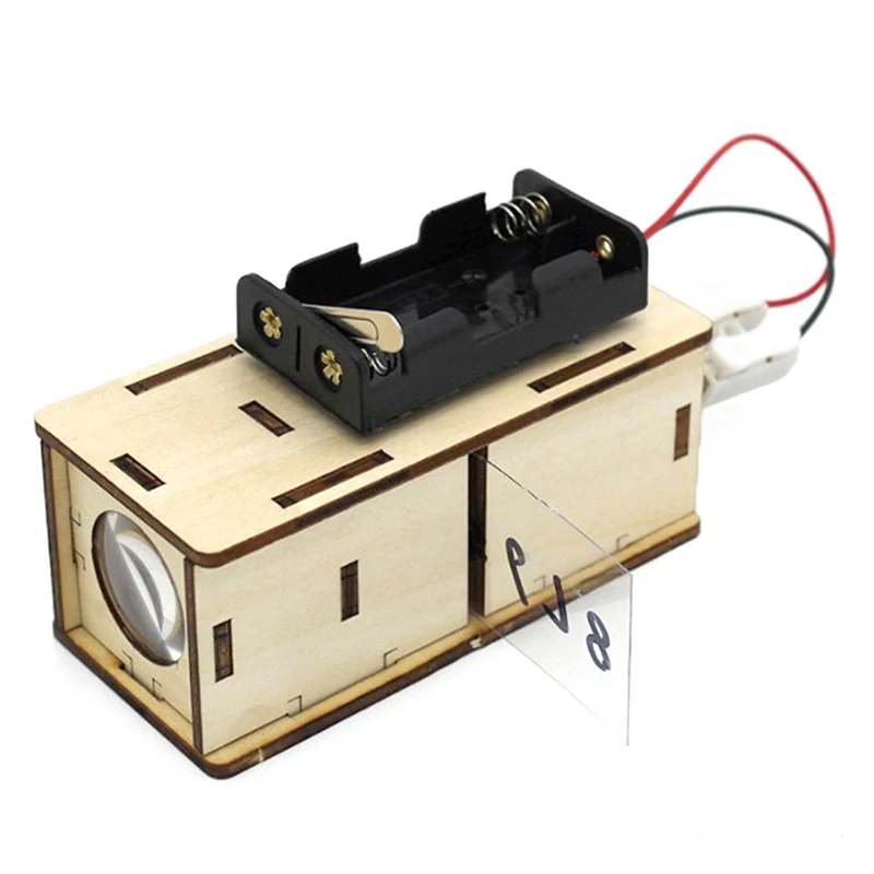 

DIY Slide Projector Model Lamp Handmade Materials Scientific Experiment Toy DIY Science STEM Project Slide Projector Model