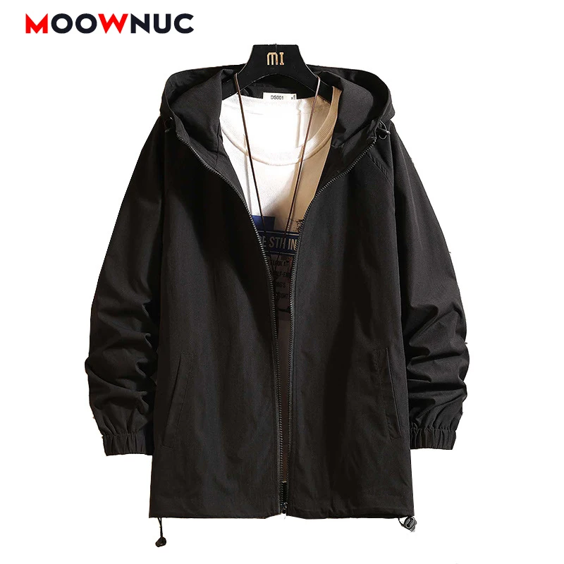 

Men's Jacket Spring Windbreaker Coats 2022 Overcoat Male Autumn Outdoors Youth Windproof Hombre Casual Coveral Plus Size MOOWNUC