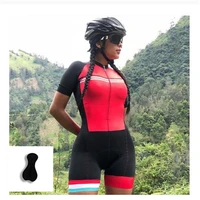 2021 oem womens breathable professional triathlon suit one piece suit cycling clothing for traithlon jumpsuit swiming running