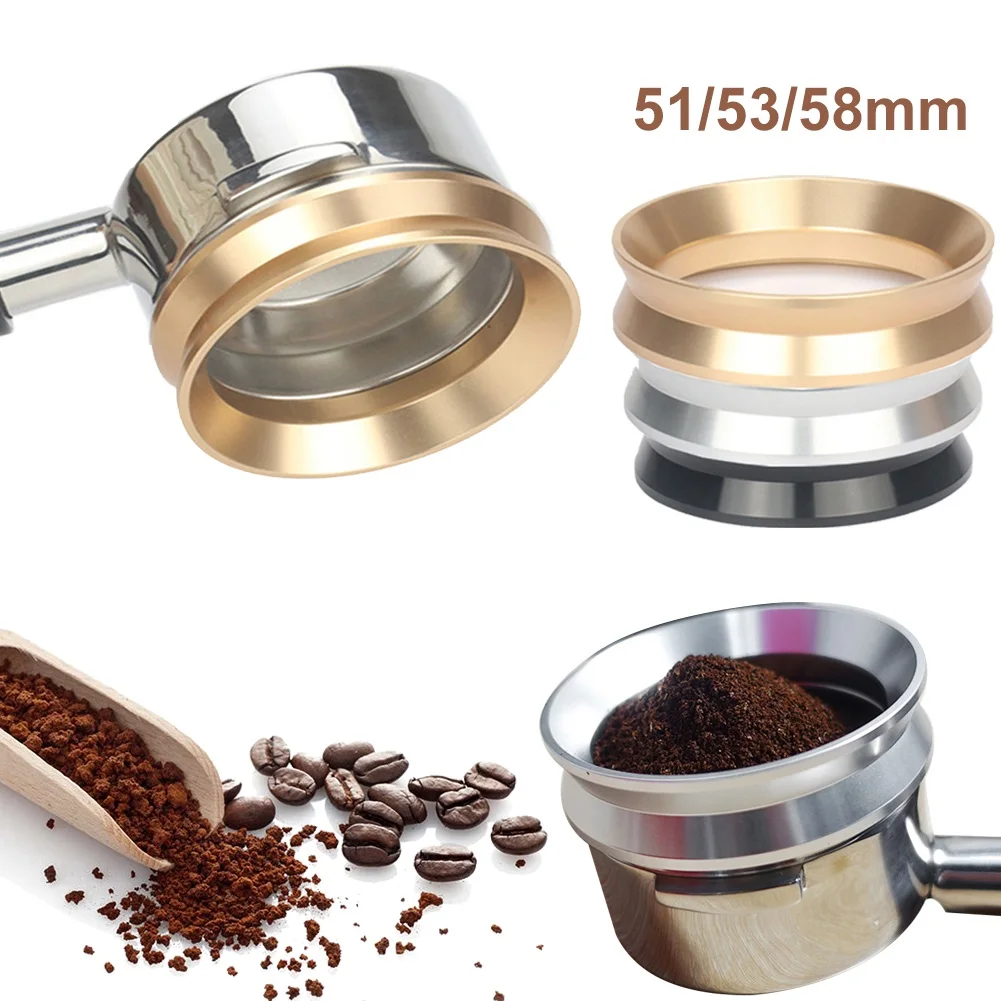 

Espresso Dosing Funnel Kitchen Bar Home Coffeeware Parts 51/53/58mm Coffee Dosing Ring For Coffee Latte Cappuccino Mocha