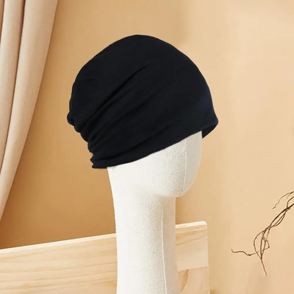 

Men Women Spring Hat Solid Color Spring Fall Skull Beanie Breathable Bicycle Hat