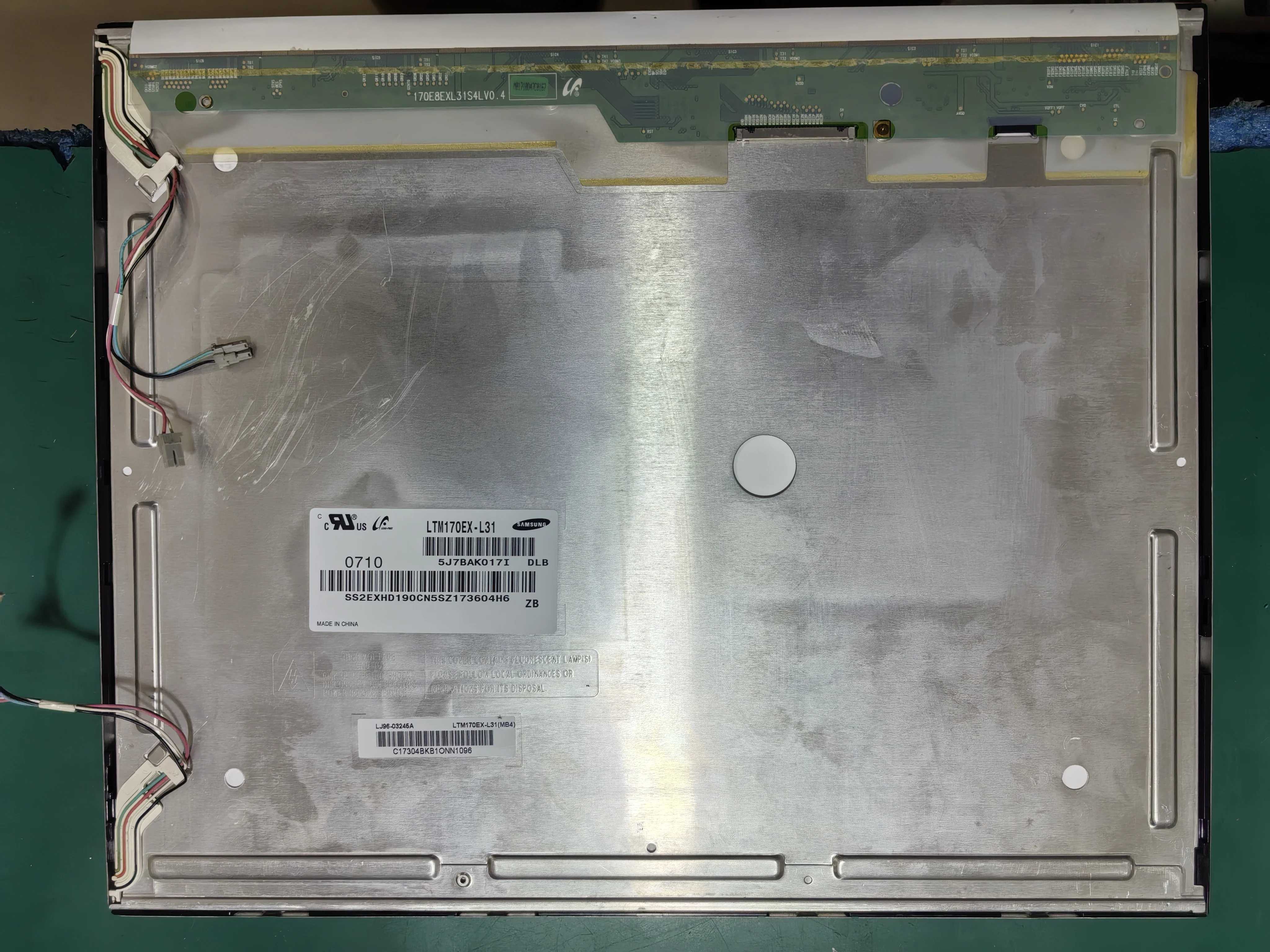 Оригинальный 17-дюймовый экран LTM170EX-L31 протестирован на складе LTM170EU-L31 M170E8-L01