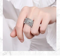 diwenfu 100 925 silver sterling fl diamond ring for women men fine anillos de bague or jaune wedding diamond jewelry ring anle