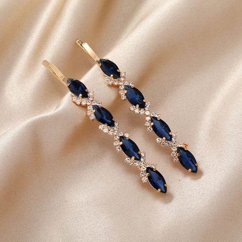 (2 шт.) МуYlinda заколки для волос с кристаллами