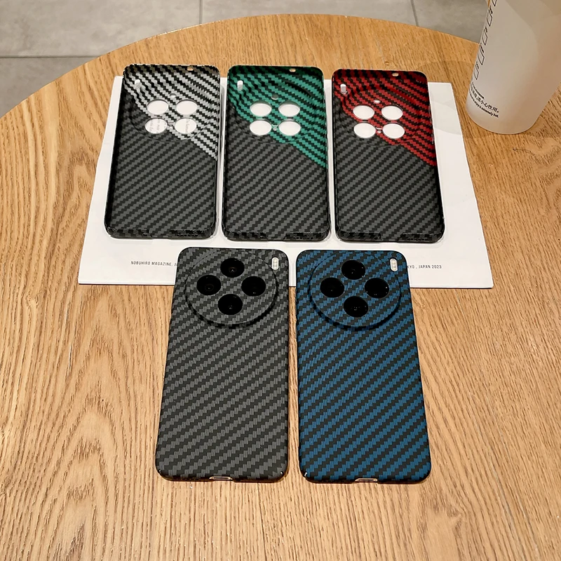 Тонкий жесткий чехол для телефона из углеродного волокна ПК VIVO X200 Pro Mini X100 Ultra X100S
