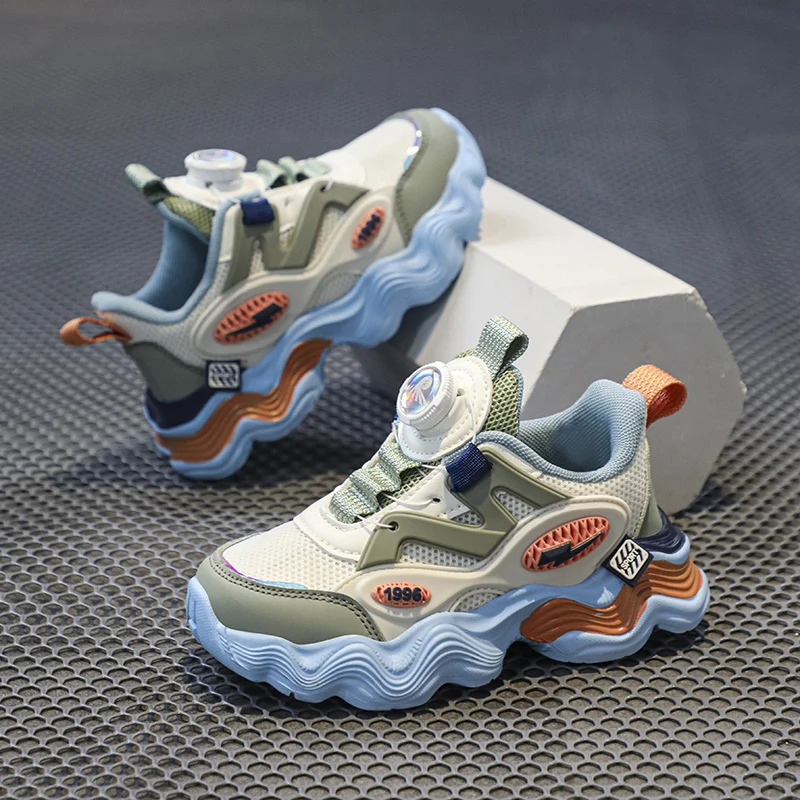 Кроссовки С Дышащей Сеткой Для Мальчиков — Нескользящие Легкие Слипоны