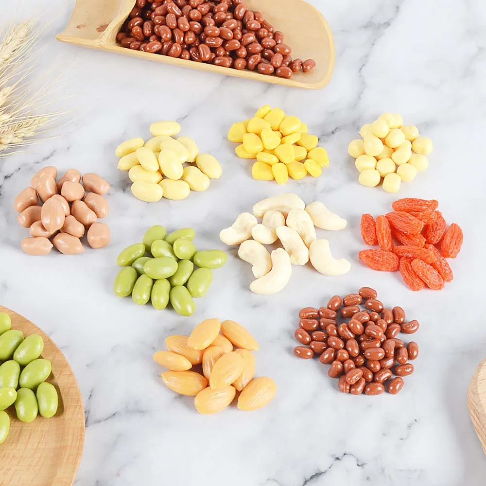 

100G/Bag Artificial Fake Food Simulation Fake Rice Display Props Kitchen Cabinet Decoration Artificial Slime Filler Photo Props