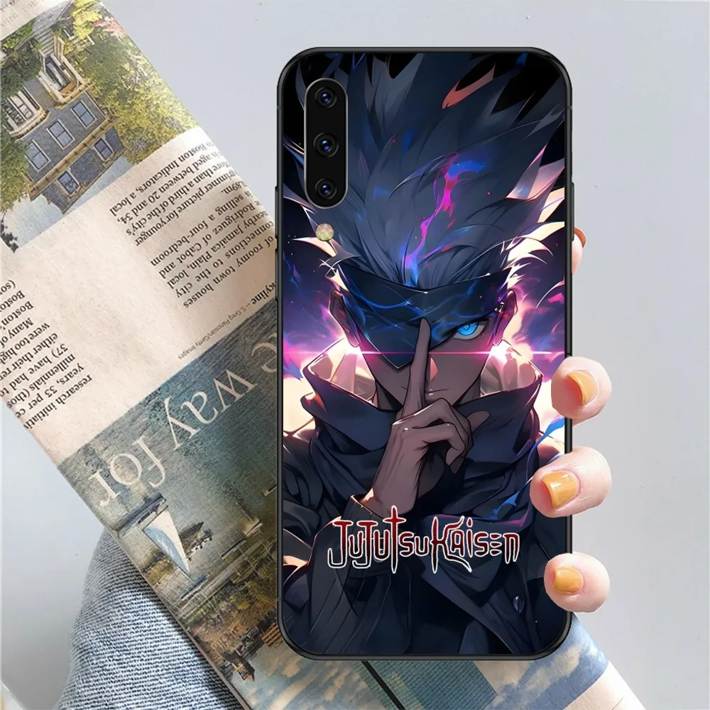 JJK Satoru Gojo Чехол для мобильного телефона Samsung Note 9 10 20 Plus Pro Ultra J6 J5 J7 J8 черный мягкий