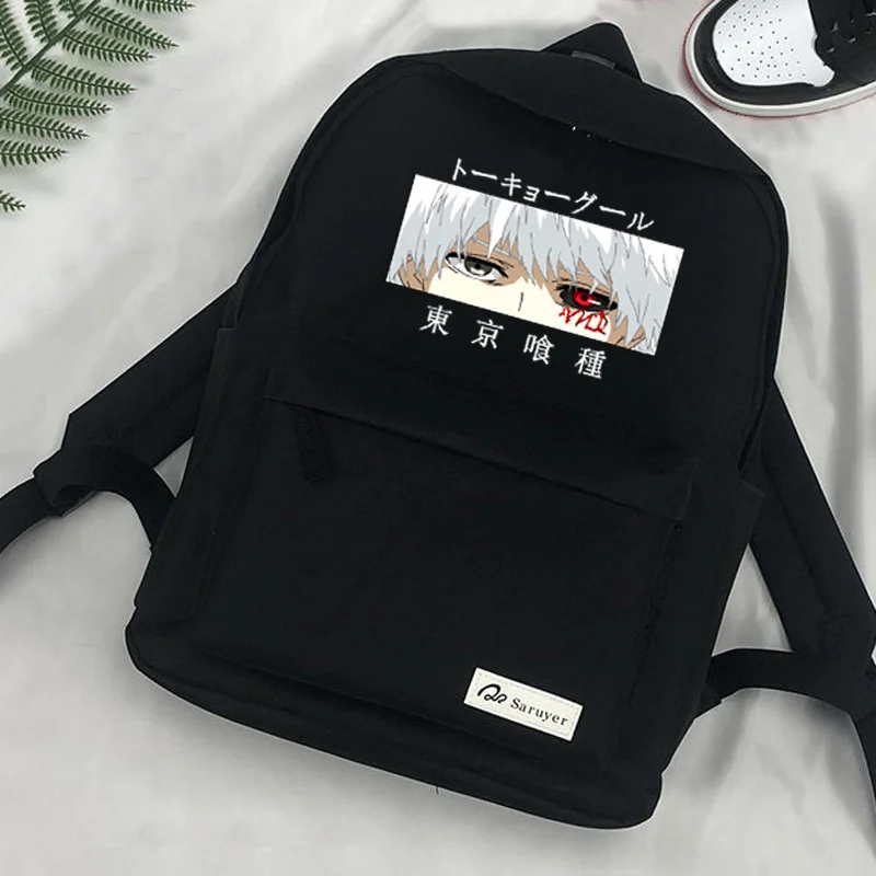 Tokyo Ghoul-mochila de diseñador para hombre y mujer, bolso de viaje de...