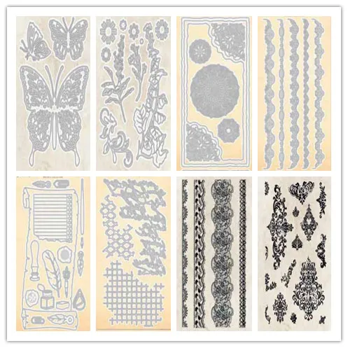 Новое поступление металлические Вырубные штампы в виде бабочек для скрапбукинга