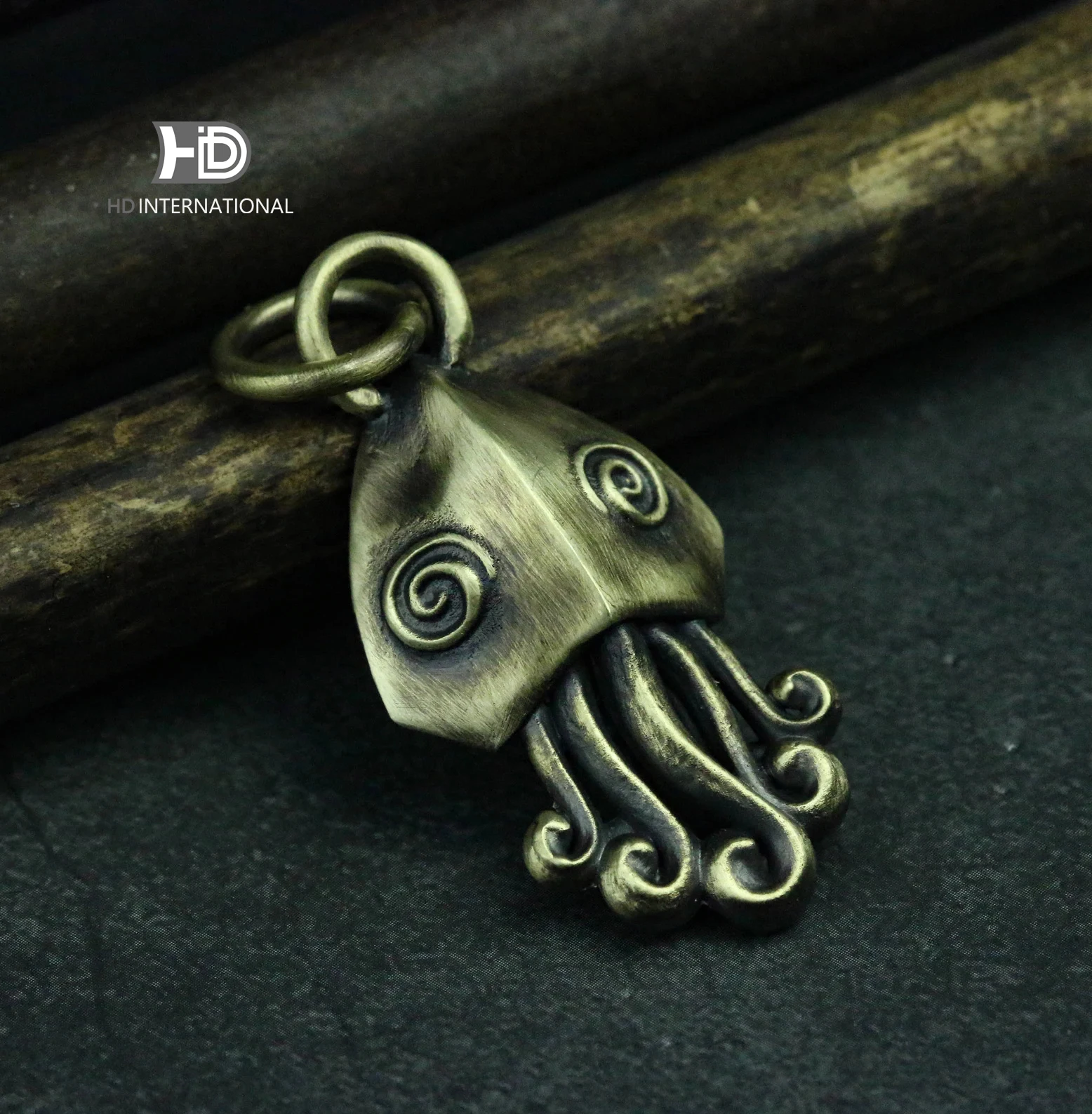 

Cthulhu, подвеска из серебра 925 пробы, ювелирное изделие из латуни