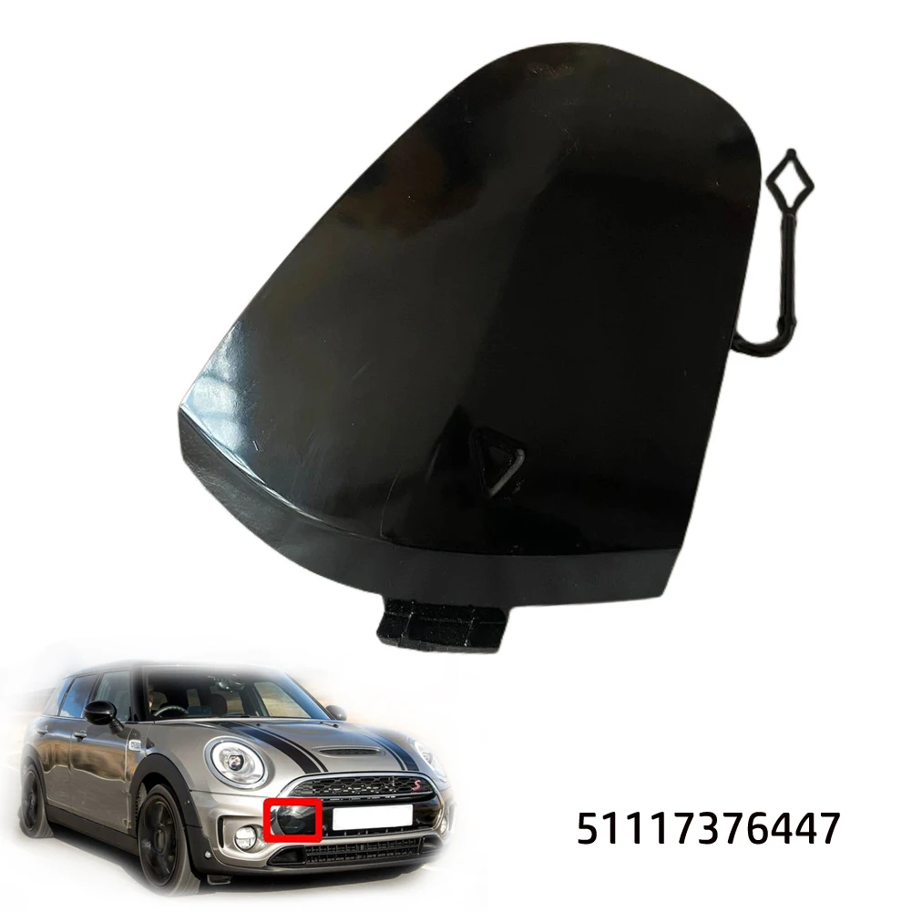 

Автомобильный глянцевый черный передний бампер, буксировочный крючок, накладка на глаза 51117376447,7376447 для MINI For CLUBMAN F54 2014-2017, буксировочный крючок, накладка на глаза