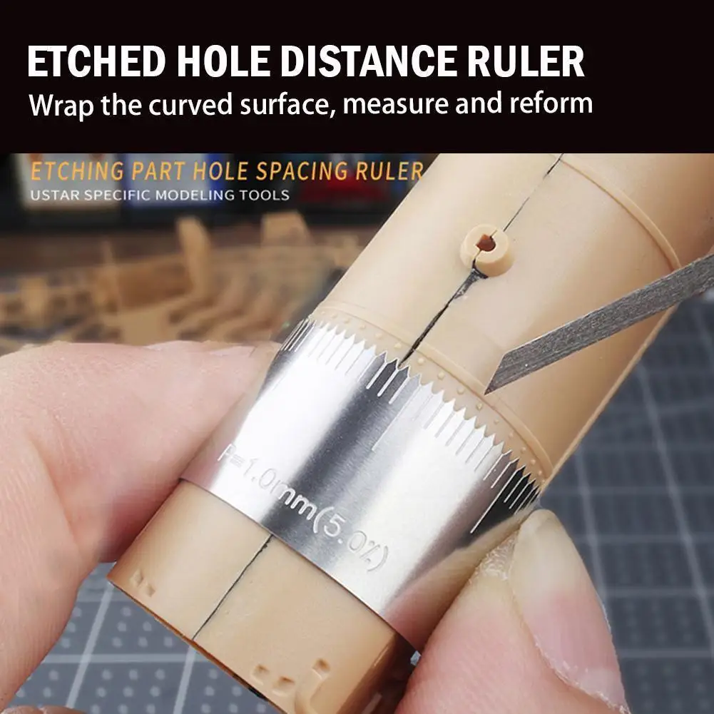 

For -92604/05 Specific Modeling Tools Etching Part Ruler Assembly Building Diy Hole Tools Making Model Precision Spacing E3b5