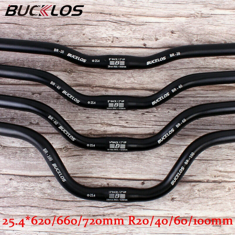 

BUCKLOS 25.4mm Mtb Handlebar 620/660/720mm Swallow Handlebar Ultralight Folding Bike BMX Handle Bar Bicycle Accessories