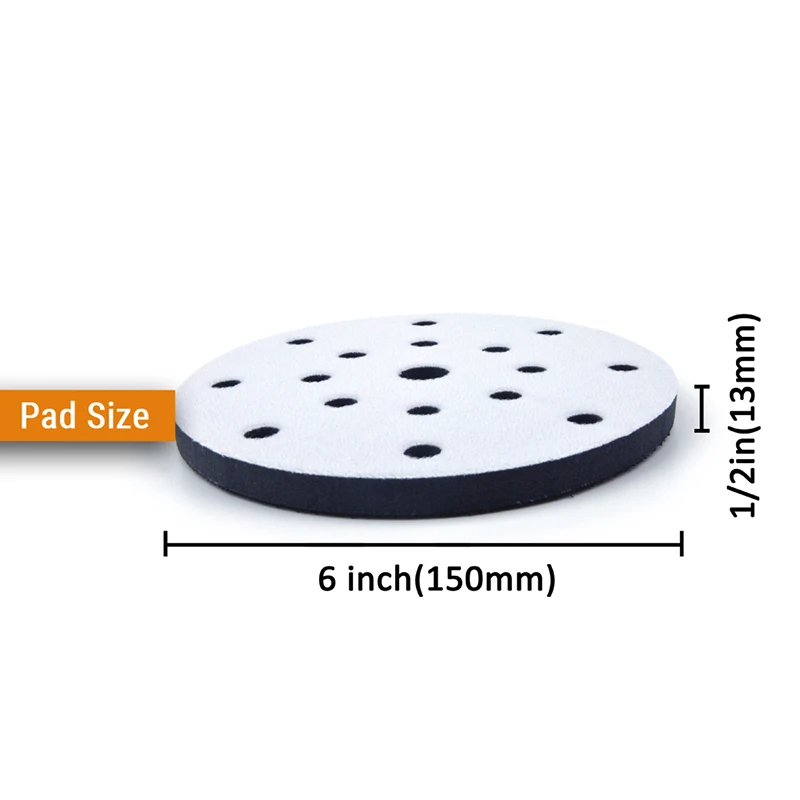 

Sander Sanding Pad Spare Backing Part Replacement 17 holes Accessories