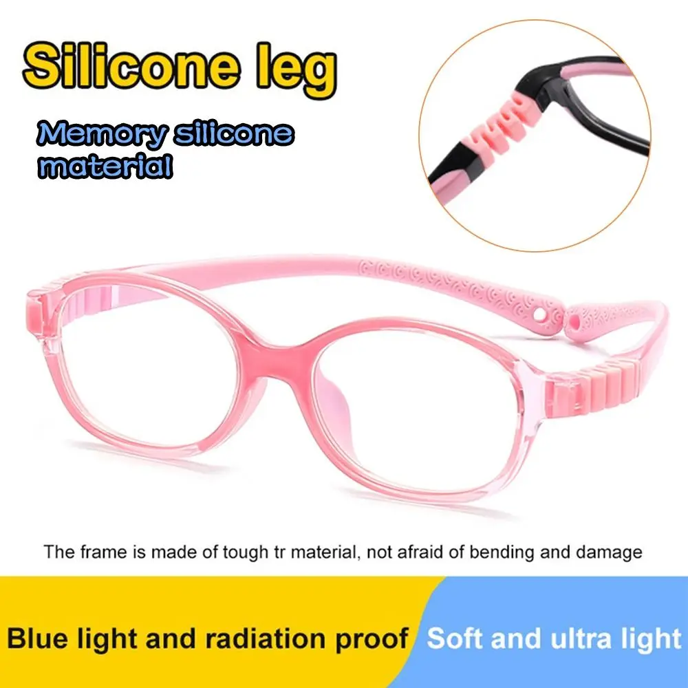 

Boys Girls Online Classes Computer Portable Anti-blue Light Kids Glasses Comfortable Eyeglasses Ultra Light Frame