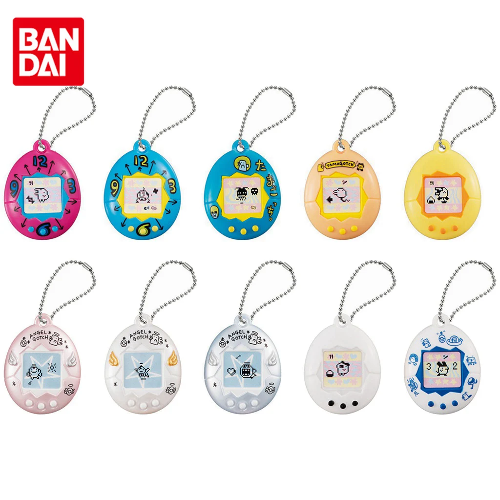 

Bandai Genuine Gashapon 25th Anniversary Limited Tamagotchi Miniature Charms Collection Dolls Anime Action Figures Toys for Kids
