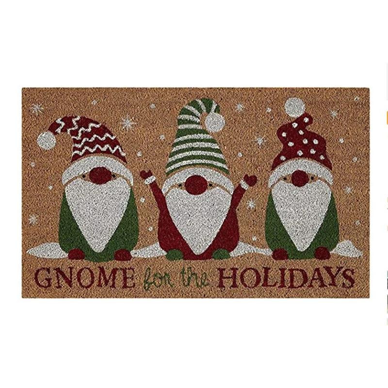 

Рождественский, Хэллоуин, персонализированный карликовый дверной коврик, одеяло, украшения для входной двери, декор на Хэллоуин, Противоск...