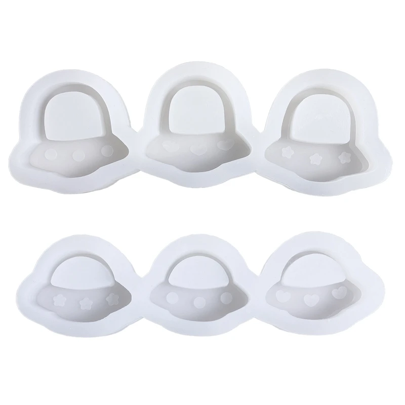 

DIY Spaceship Ins Quicksand Silicone Epoxy Mold DIY Keychain Pendant Mould TOP