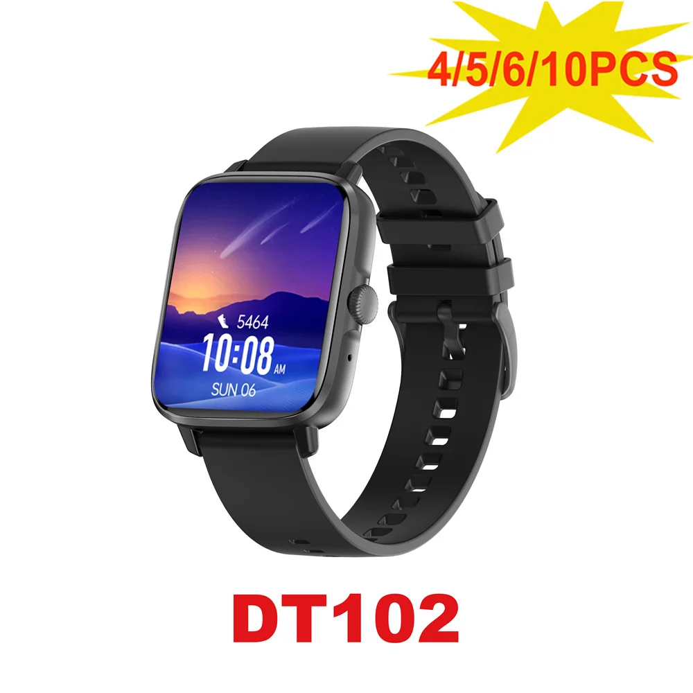

4/5/6/10 PCS DT102 Smart Watch