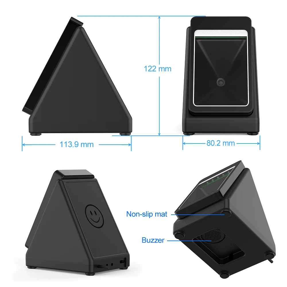 GTCODESTAR GT-610A Коробка для электронной оплаты Беспроводные настольные сканеры Таблица считывания 1D Qr-кодов Сканер штрих-кодов 2D-считыватель штрих-кодов Платформа для (art.: 3920ca562d30f) - 3920ca562d30f