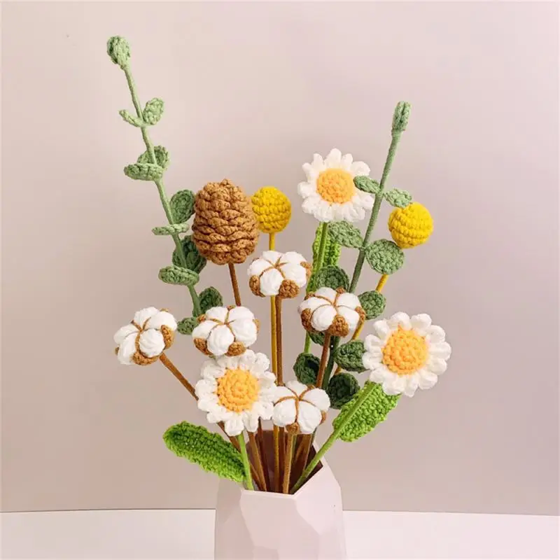 

Cotton Wool Flowers Cotton Head Artificial Cotton Berries Simulated Cotton Wedding Room Easter Decor Supplies DIY Wreath Bouquet
