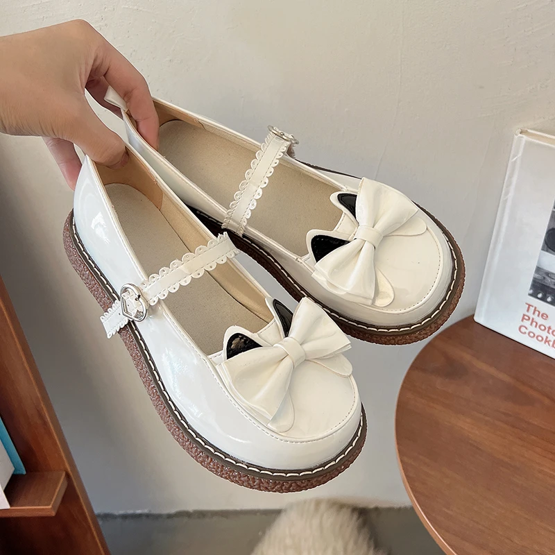 

Маленькие кожаные туфли Lolita, женская обувь Jk, Студенческая японская милая мягкая униформа для девушек с большой головой, обувь в стиле "Лоли...