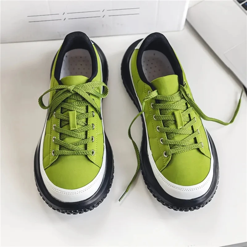 

Spring Retro Canvas Shoes Large Toe Cap Men's Shoes Broad Ugly Cute Boots Comfortable Non-slip Wear Resistant Fashion Sneakers