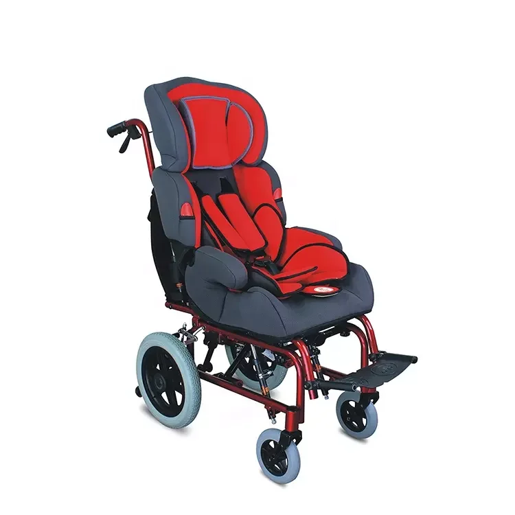

CE approved Children Wheelchair foldable lightweight adjustable Wheelchair for cerebral palsy children